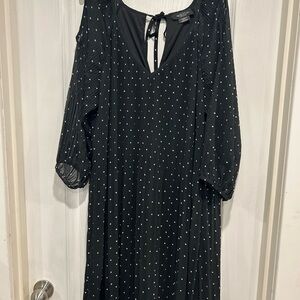 Michel Studio Black polkadot Sundress